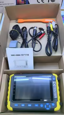 5Inch 8MP CCTV Camera Tester Monitor ADH CVI TVI CVBS 4 Ins 1 Cameras HD Coaxial Tester DC12V Output