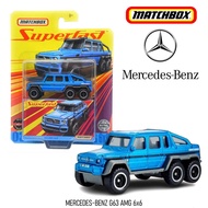 โมเดลรถเหล็ก MATCHBOX รุ่น MERCEDES-BENZ G63 AMG 6X6 ลิขสิทธิ์แท้100% (เปิดกระบะท้ายได้)