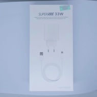 SuperVooc 33W Charger Oppo A77s A77 A57 A96 RENO 8 5G Type C Fast Charging Original Pengisian Cepat