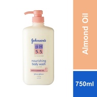 Johnson's pH5.5 Nourishing Body Wash with Almond Oil (750ml)