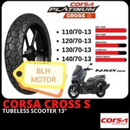 2024} Corsa Cross S Scooter Tyre Nmax 150 / Adv 160 / ADV150 110/70-13 120/70-13 130/70-13 140/70-13
