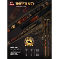 Swan Tegek, Swan Fiber Pole INFERNO Fishing Tegek 3.6m 4.5m 5.4m 6,3m, 2 COLORS