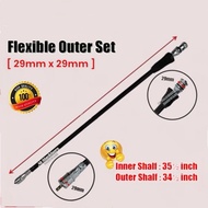 (READY STOCK) Brush Cutter Honda Gx35 Flexible Shaft Outer Set 29mm x 29mm Cable Mesin Rumput EH402K