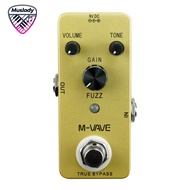 Muslady M-VAVE FUZZ แป้นเอฟเฟ็กต์กีตาร์ Fuzzซิงก์อัลลอย True Bypass