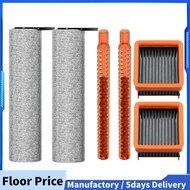 Roller Brush and Hepa Filter Replacement for  D100 D100PRO V8 D5 Vacuum Cleaner Replacement Parts