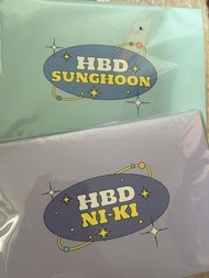 Enhypen 小卡 sunghoon niki 生日小卡