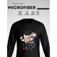 MICROFIBER DRAGON BALL jersey baju pancing muslimah motor sport man long sleeves tshirt lelaki jersi