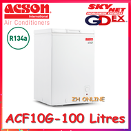 ACSON Freezer ACF10G - 100Litres R134a Refrigerant