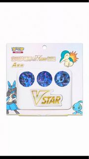寶可夢 Pokémon 硬幣 Coin A款 路卡利歐 及 V Star 牌