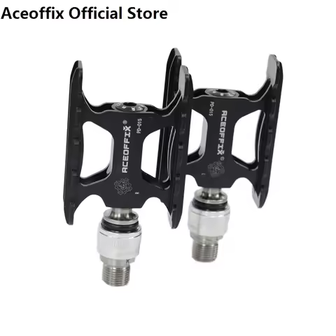 Aceoffix Ultralight Bicycle Pedal Titanium Axis for Brompton, JAVA Fnhon, Quick Release Adaptors Ped