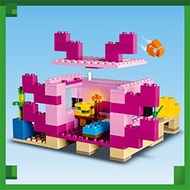 LEGO Minecraft Axolotl House: Toy Block Gift Creativity, Creativity, Spatial Awareness, Concentratio