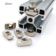 DELMER Thread T Nut For 2020 3030 4040 4545 Series 10/50pcs EU Standard M3-M8 Home Improvement Alumi