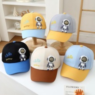 Korean style cartoon ROBOT pattern baby baseball cap, 2 to 7 years old