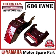 HONDA GB6 REAR FENDER 0 MAROON FAME GB6 MUDGUARD MUD GUARD MAGAT BELAKANG MANGAT BELAKANG + PLATE CO