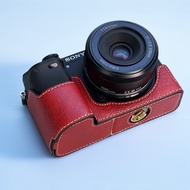 Sony A6400 Camera Protective Case A6300 Camera Bag A6100 Half Bag Base A6000 Leather Case Case Acces