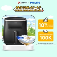 Nồi Chiên Không Dầu Dòng 3000 Series Philips HD9257/80 - Tổng Dung Tích 5.6L - Hàng Phân Phối Chính 