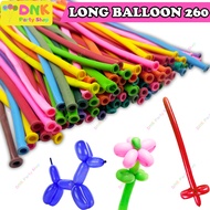 25 pcs 260 Long Balloons Rubber Twisting Magic Balloon Party 260Q Chrome Standard Pastel Assorted