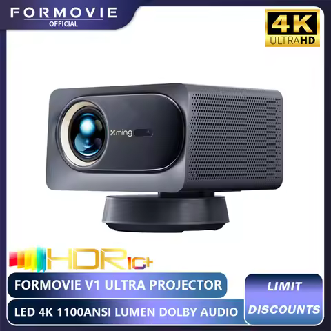 Formovie Xming v1 Ultra Projector Native 4K Laser Cinema Portable Mini LED 2+32GB Projector 700 CVIA