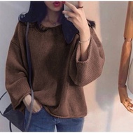 RO [COD] + [GRATIS ONGKIR] Sweater Rajut Sw Zero / Sweater Wanita / Sweater / Sweater Wanita Korean 