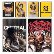 Rapper Singer C-Central Cee Painting Calligraphy Home Bedroom Waterproof Canvas Poster Unframed Wall