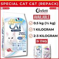 SPECIAL CAT CHICKEN & TURKEY/URINARY | 0.5kg–2.5kg REPACK | COMPLETE, BALANCED NUTRITION ALL BREEDS