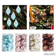 [Haluoo] 8Pcs Christmas Pendant Tree Decorations for Festival Party Favors Gift Tag