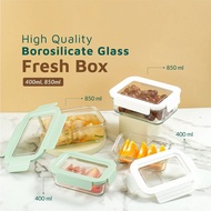 Food Container Airtight Glass Storage Container for Mpasi 400 ML & 850 ML