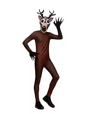 99 Nights In The Forest Deer costume Fnaf Horriable Halloween Costume for Nightmare Reindeer Christm