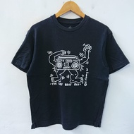 THRIFT KAOS OBLONG WANITA UNIQLO PEANUT DISNEY / SECOND BRAND UNI2