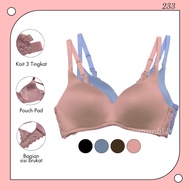 SISTERHUG BROCADE BRA CUP C 233 THIN FOAM WITHOUT WIRE