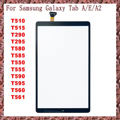For Samsung Galaxy Tab A T510 T290 T295 T550 T580 A2 T590 TAB E T560 Touch Screen + OCA LCD Front Gl