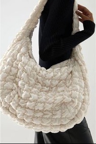 COS Large Quilted Bag in White 白色大號雲朵包 [Jennie同款]