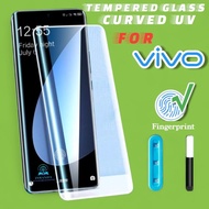 HP Tempered Glass Curved Uv Clear Bening Vivo IQ00 8 Pro 9 Pro 10 Pro 11 Pro 12 Pro Anti-Scratch Acc