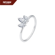 Top Cash Jewellery 10K Lab Grown Diamond Triple Oval Ring