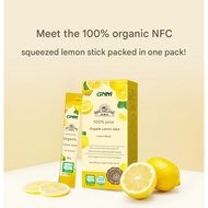 GNM NFC Juice 100% Organic Lemon Juice Lemon Water Stick, Lemon Concentrate, 280g, 3 Boxes