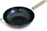 Kyoto Katsugu Wok, Stir-fry Pot, No Need to Use Oil, 11.0 inches (28 cm)