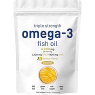 Ready Stock Fast Shipping Hot-selling Fish Oil Capsules Omega3 FishOil Omega Fish Oil Soft Capsules 