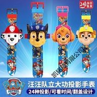 jam budak perempuan jam budak jam kanak kanak perempuan Children Cartoon Projection Luminous Watch B