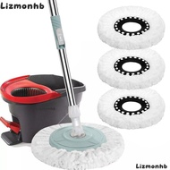 LIZMOLI 1pc Spin Mop Replacement Head, Microfiber Round Shape Mop Head Replacement, Durable Reusable