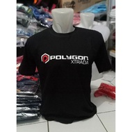 kaos distro baju polygon xtrada / kaos sepeda polygon xtrada - pendek m