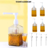 TONFASHION Syrup Drip Dispenser, with Scale 5/8/10CC Coffee Syrup Press Bottle, Durable Large Capaci