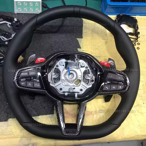 Premium Leather Steering Wheel For BMW BMW G30 G20 G31 G26 G03 G04 G87 G80 G82 G22 F10 F20 F30 F80 M