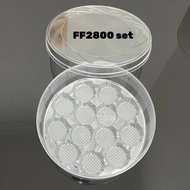 Ready Stock (set) FF2800,2811,2826,2827 Round Cookies Container Transparents