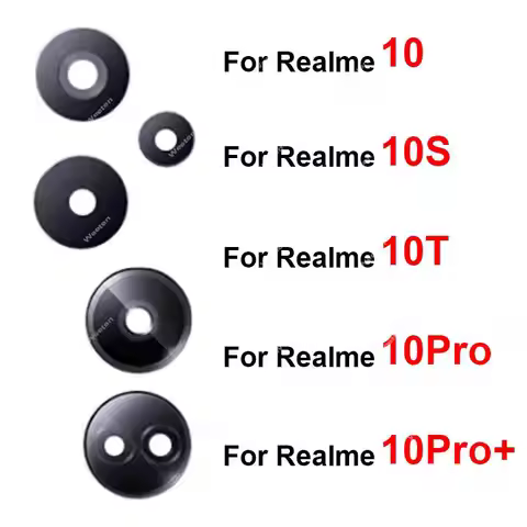 Rear Glass Lens For Realme 10 10Pro+ 10pro plus 10S 10T 4G 5G Back Camera Lens Glass with Sticker Pa