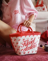 Kloset &amp; Etcetera Cherries Mini Primrose Tote Bag กระเป๋าถือพิมพ์ลาย