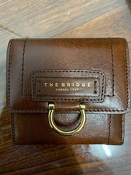The bridge 義大利 皮夾 短夾 零錢袋 咖啡色 褐色