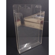 A4 A5 Transparent Mica Wall Shelf for Flyers