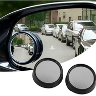 Blind SPOT Glass/WIDE Convex Mirror For Motorcycle Cars 1 Pair