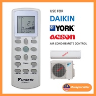 Suitable For Daikin/York/Acson Air Conditioner Air Cond Aircond Remote Control ECGS01-i