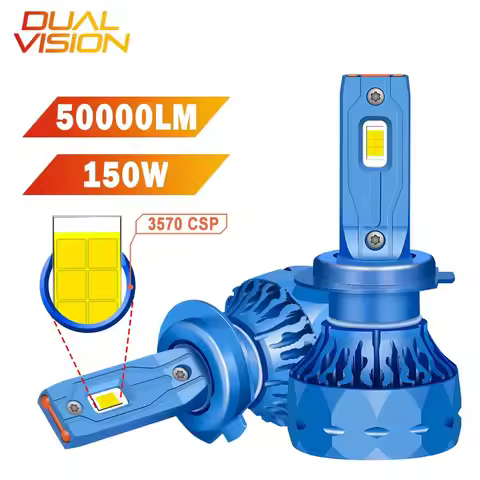 50000LM Led H7 LED Canbus H4 Luces Lamps 9012 HIR2 HB3 9005 H8 H11 HB4 9006 Car Headlight Auto Fog L